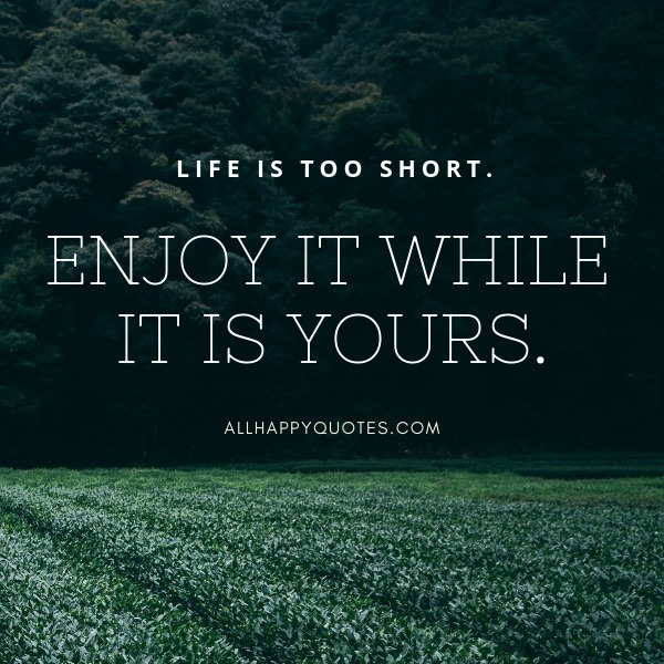 Enjoy Your Life: The Art of Living Fully 10 enjoy life quotes